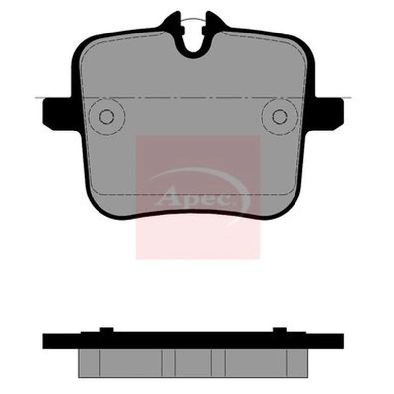 Apec Rear Brake Pad Set PAD2523