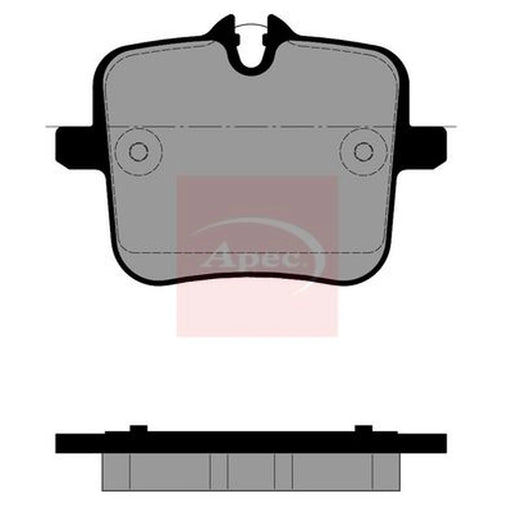 Apec Rear Brake Pad Set PAD2523