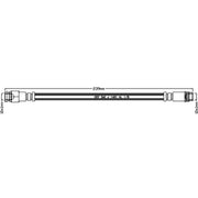 Abtex Brake Hydraulic Hose Line Rear ABH1094