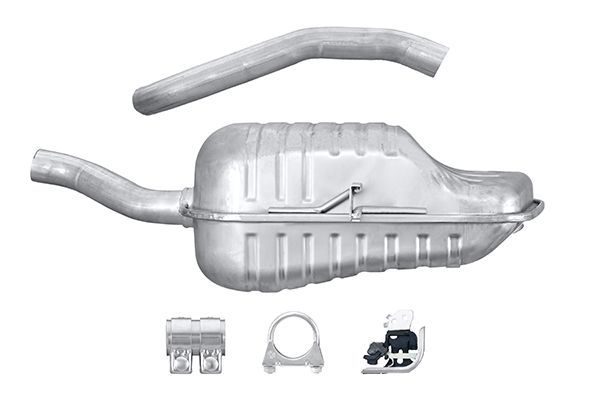 Hella 8LD 366 034-701 Rear Muffler