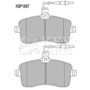 Key Parts 4 x Front Brake Pad Set KBP1897