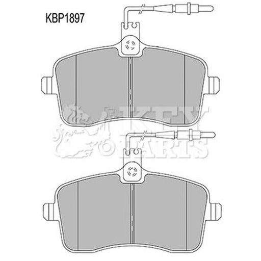 Key Parts 4 x Front Brake Pad Set KBP1897