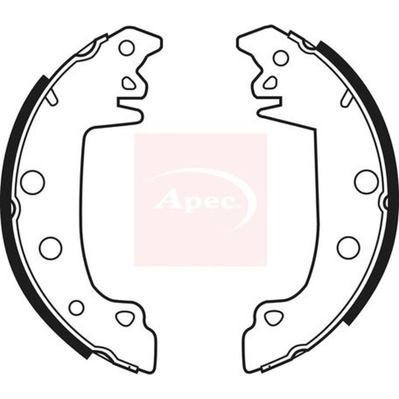 Apec Brake Shoe Set Axle Kit SHU626