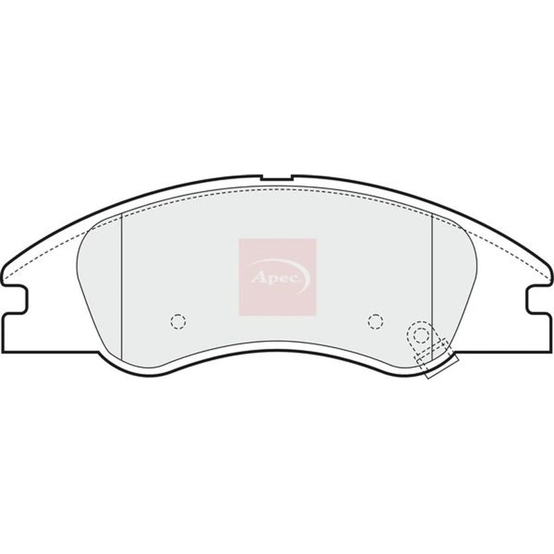 Apec Front Brake Pad Set PAD1449