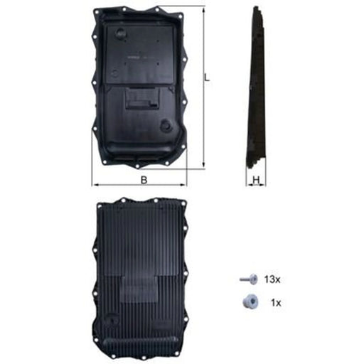 Mahle Automatic Gearbox Oil Sump HX 184KIT