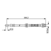 Bosch Brake Hydraulic Hose Line Front 1 987 481 959