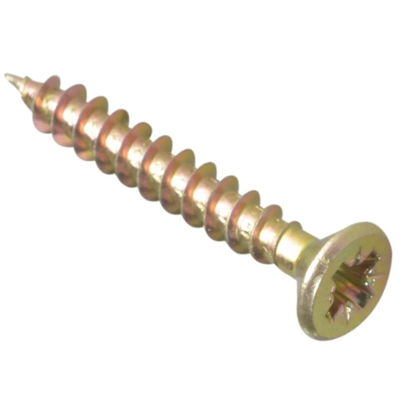 ForgeFix Multi-Purpose Pozi Compatible Screw CSK ST ZYP 4.0 x Box 200 15-70mm