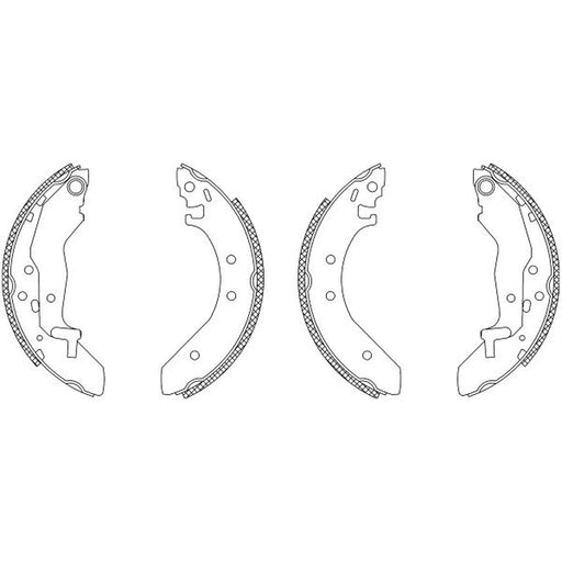 Mintex Brake Shoe Set Axle Kit MSK150