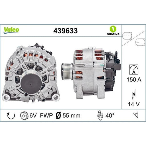 Valeo Car Alternator 12V 439633