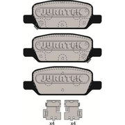 Juratek Rear Brake Pad Set JCP4012