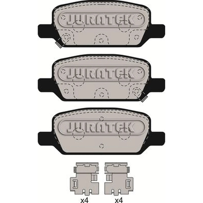 Juratek Rear Brake Pad Set JCP4012