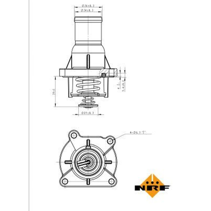 NRF Thermostat,Coolant 725046
