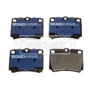 Borg & Beck Rear Brake Pad Set BBP1819