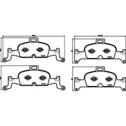 Mintex Front Brake Pad Set MDB4022