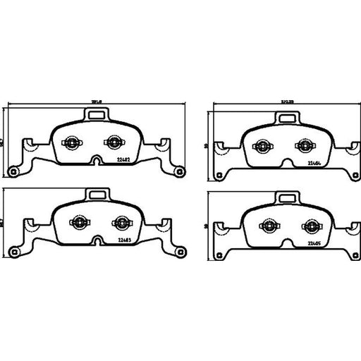 Mintex Front Brake Pad Set MDB4022
