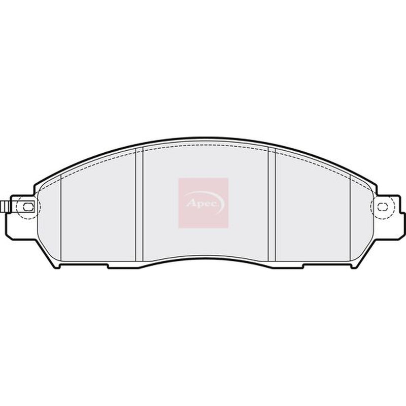 Apec Front Brake Pad Set PAD2044
