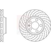 Apec 2 x / Front Brake Discs DSK2310B