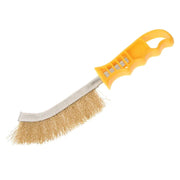 Faithfull Wire Scratch Brush Brass Yellow Handle - FAIWBHANDB
