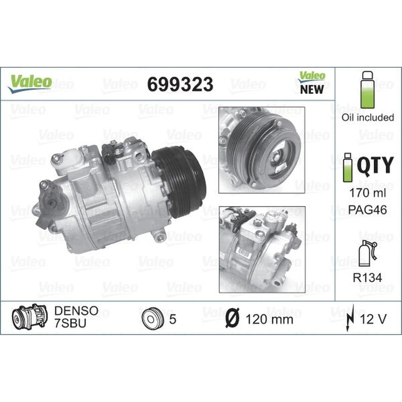 Valeo Air Conditioning Compressor 699323