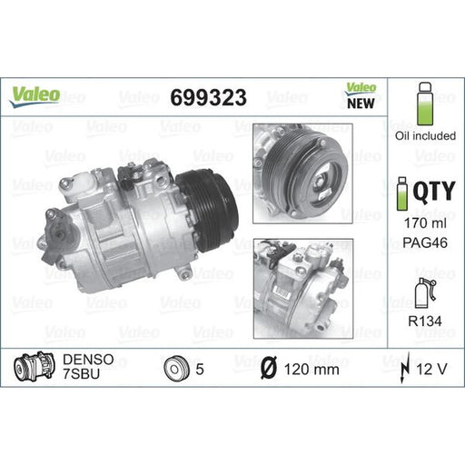 Valeo Air Conditioning Compressor 699323
