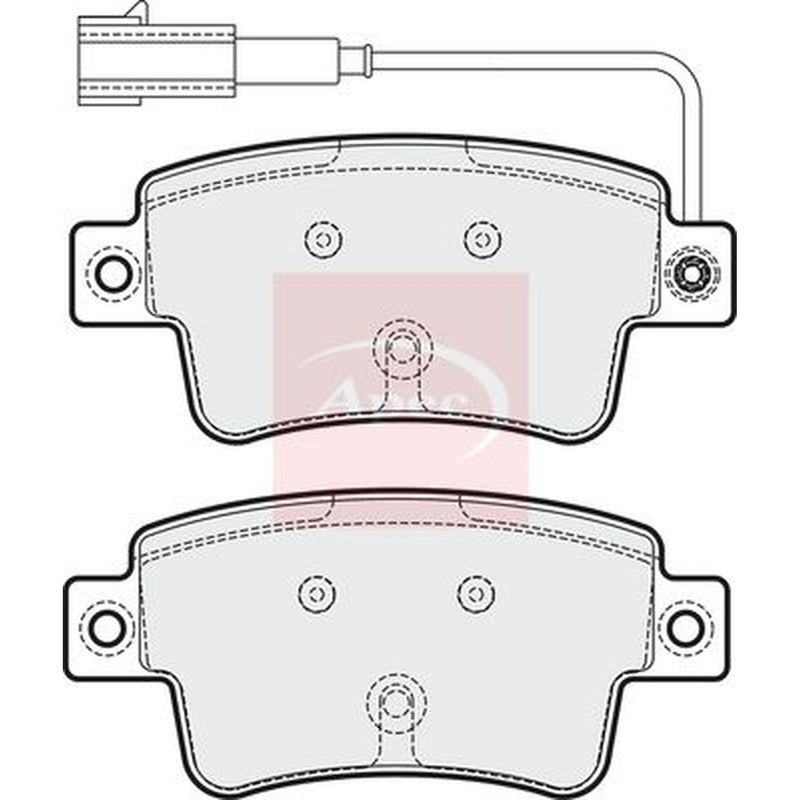 Apec Rear Brake Pad Set PAD1776