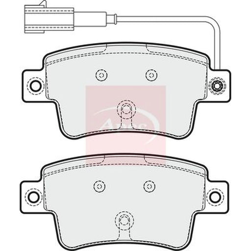 Apec Rear Brake Pad Set PAD1776
