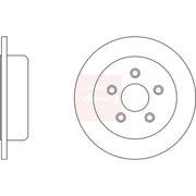 Apec 2 x Solid Rear Brake Discs DSK2802