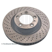Blue Print 2 x Perforated/Vented Front Brake Discs ADBP430056