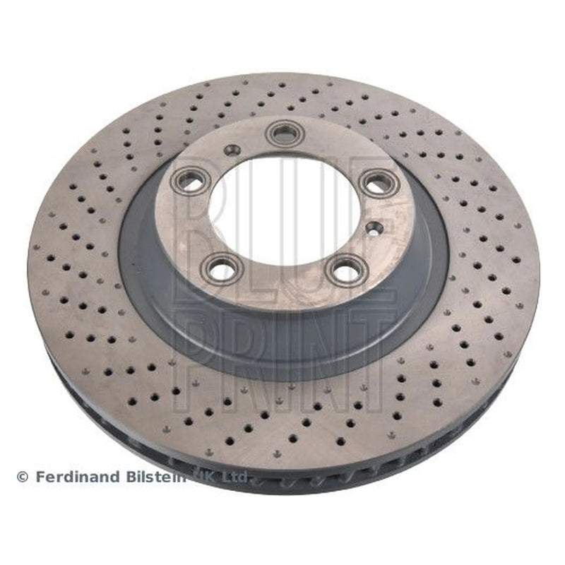 Blue Print 2 x Perforated/Vented Front Brake Discs ADBP430056