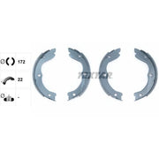 Textar Parking Brake Shoe Set 91062700