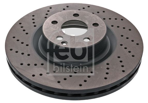 Febi 2 x Brake Disc Set Perforated/Vented Front