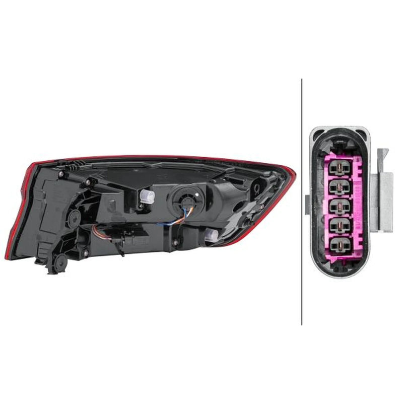 Hella Tail Light / Lamp LED Left 2SD 012 246-171