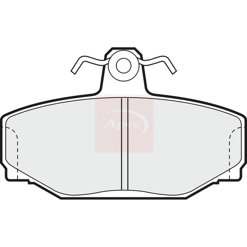 Apec Rear Brake Pad Set PAD644