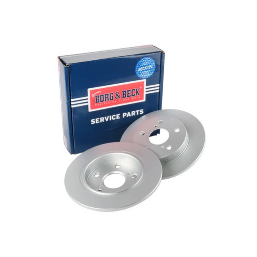 Borg & Beck 2 x Rear Brake Discs BBD4664
