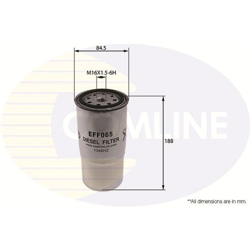 Comline Fuel Filter Element EFF065