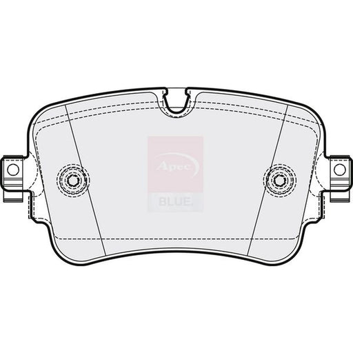 Apec Rear Brake Pad Set PD3775