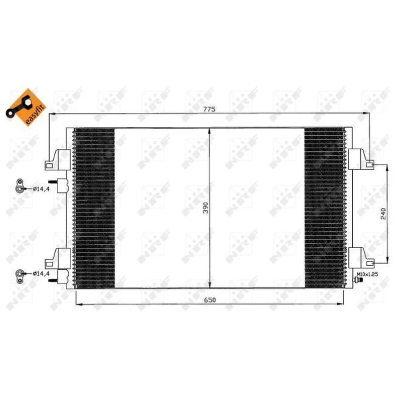 NRF Air Conditioning Condenser 35447