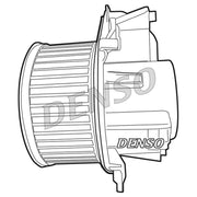Denso Heater Blower Fan DEA09031