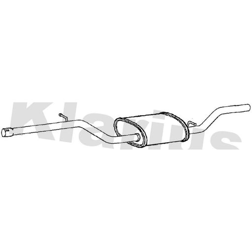 Klarius Box With Centre Pipe Centre VW955G