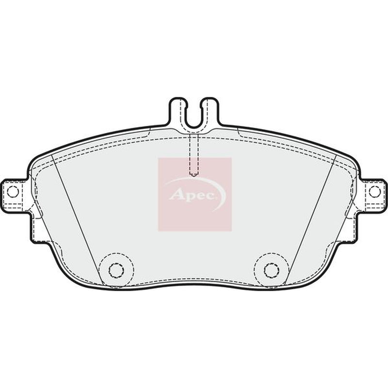 Apec Front Brake Pad Set PAD1881