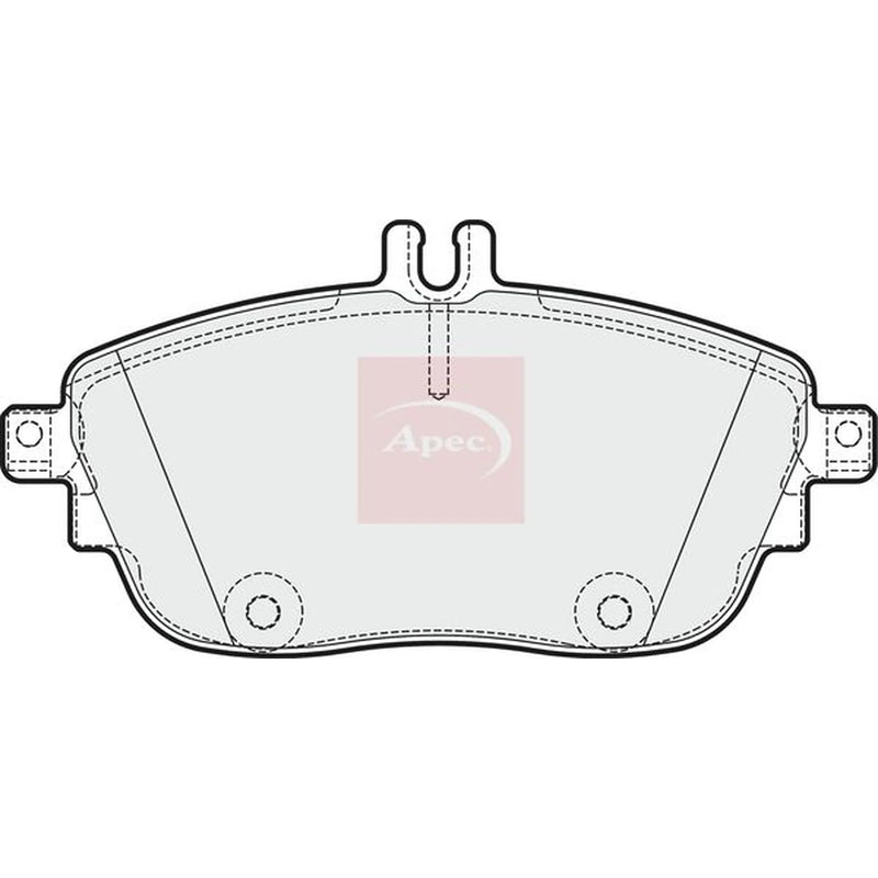 Apec Front Brake Pad Set PAD1881