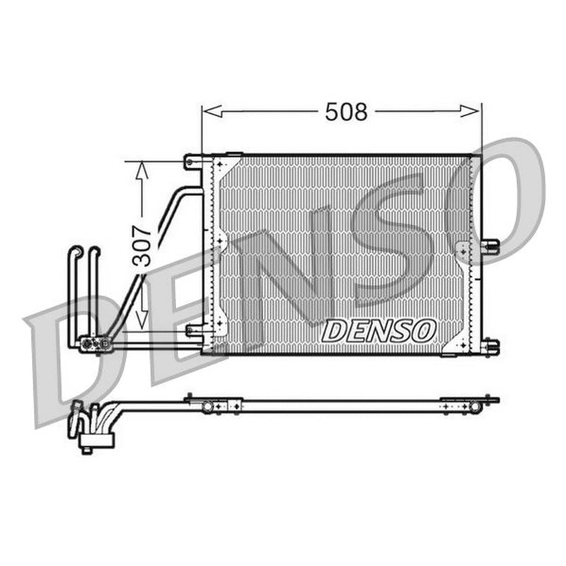 Denso Air Conditioning Condenser DCN20030