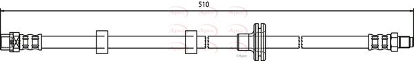 Apec Brake Hydraulic Hose Line Front