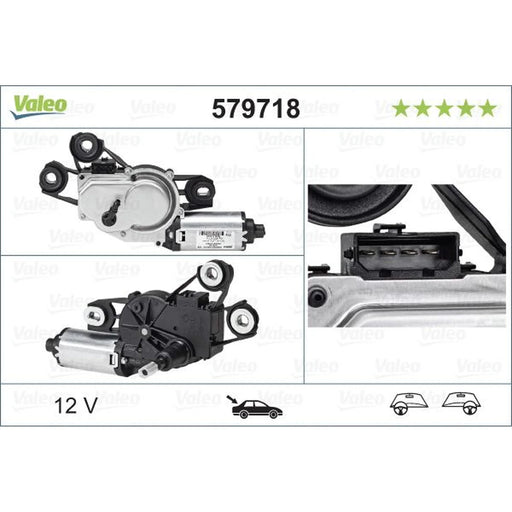 Valeo Front/Rear Wiper Motor Rear 579718