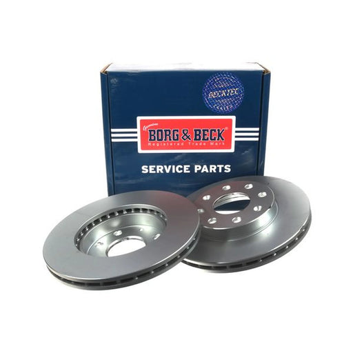 Borg & Beck 2 x Vented Front Brake Discs BBD4510