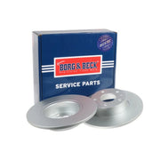 Borg & Beck 2 x Solid Rear Brake Discs BBD4913