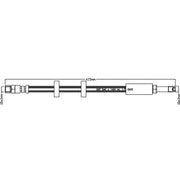 Abtex Brake Hydraulic Hose Line Front ABH1168