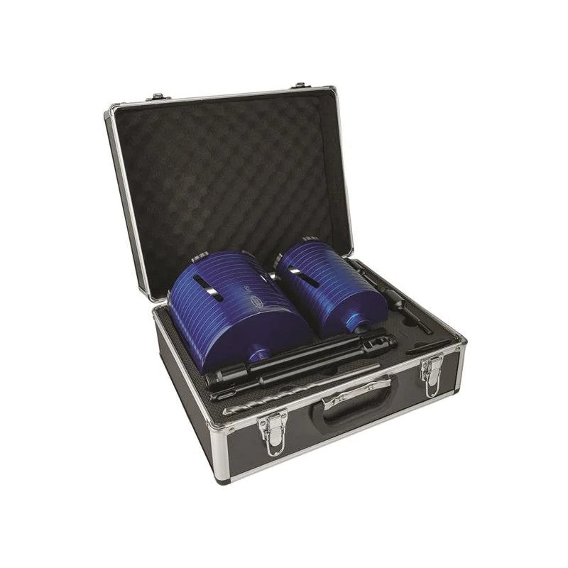 MEXCO Slotted Dry Core Drill XCEL Grade Kit, 8 Piece - A11DCDKIT2