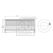 Febi Engine Oil Filter 186038