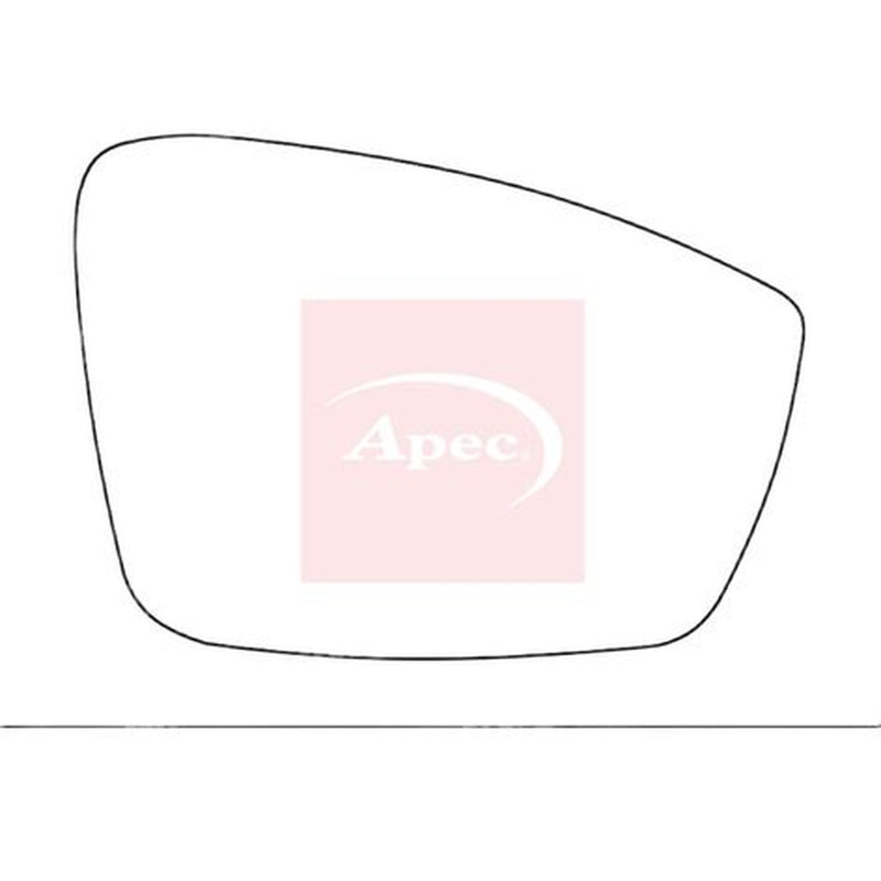 Apec Exterior Wing Mirror Glass Left AMS2205